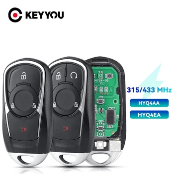 KEYYOU 4/5BTN Smart Remote Key 315/433MHz ID46 Kiip Buick ette Kujutada, Lakrossi 2017 2018 2019 ENCORE HYQ4AA / HYQ4EA Võtmeta avamis-ja käivutussüsteem