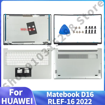 Katted HUAWEI Matebook D16 RLEF-16 2022 UUS Originaal LCD Back Cover Front Bezel Palmrest Ülemine Alumine Juhul Asendada Hõbe