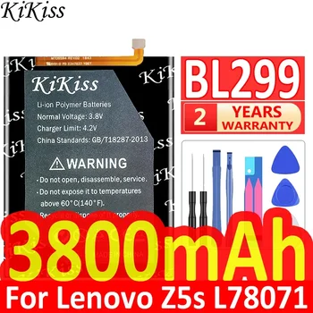  KiKiss 3800mAh BL299 Aku Lenovo Z5s L78071 6.3 Tolline Z5 s BL 299 BL-299 Aku + Tööriistad