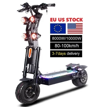 Kiire electric scooter 13 tolli off-road rehvid 72v 8000w 45A E roller täiskasvanute kahe ratta kokkupandav electric scooter
