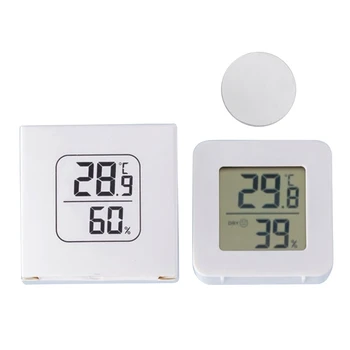 LCD Digitaalne Temperatuuri-Niiskuse Anduri Näidik isekleepuvad Elektrooniline Termomeeter Hygrometer Home Office Drosphip