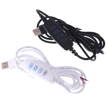 LED Dimmer, USB Port toiteplokk Line Dimm Värvi sobitamise pikendusjuhe Koos SISSE-VÄLJA Lüliti Adapter Lamp