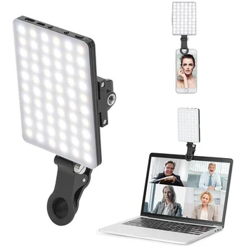 LED-Mobile Telefon-Arvuti-Fill-in Kerged Reguleeritavad Portable LED Lamp Laetav Clip Täitke Video Valgus Live Selfie Koosolek
