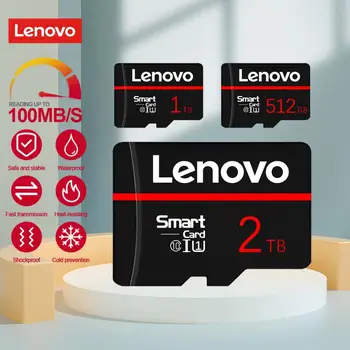 Lenovo SD 2TB Micro SD TF-Kaardi Flash Mälukaart 512 gb 1 tb 256GB 128GB Mobiil Ladustamine SD-Kaardi Telefoni Switch Games Nintendo