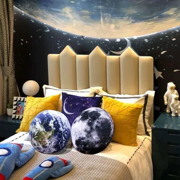 Loominguline Planeedi Palus Padi Simulatsioon Maa, Kuu, Päike Padi Koju Magamistuba, elutuba, Tuba Decor Täidisega Pehme Mänguasi Lastele Kingitus