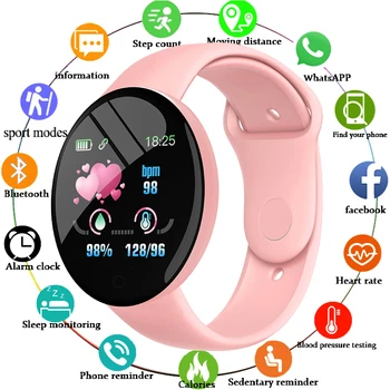 Macaron D18 Pro Smart Watch Naiste Bluetooth Fitness Tracker Käevõru Sport Südame Löögisagedus, vererõhk, Mehed, Lapsed Smartwatch relogio