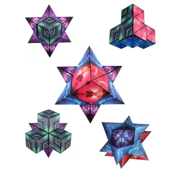 Magic Cubo Geomeetriline Muutlik Magnet Anti Stress 3D Käsi Klapp Puzzle Suqar Loominguline Lapsed, Haridus-Puzzzle Mänguasjad Xmas Kingitused