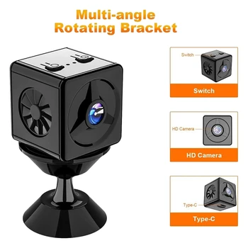 Magnet Wifi Mini Nanny Cam Traadita Kaamera 720P liikumistuvastus Home Office Security
