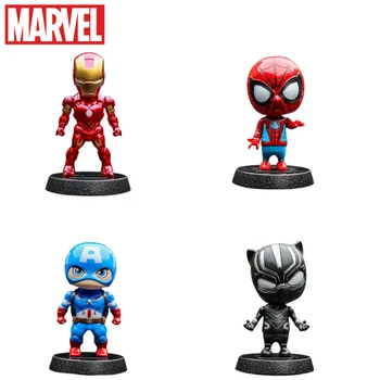Marvel Perifeerne Avengers Spiderman Kapten Ameerika Black Panther Rauast Mees, Kodu, Auto Kaunistamiseks Iseloomu Mudel Laste Mänguasjad