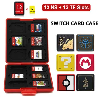 Nintendo Lüliti OLED Raske Mäng Kaardi Juhul, Ladustamise Kasti Nintendo Switch Games, Mikro-SD-Kaardid, 12 1