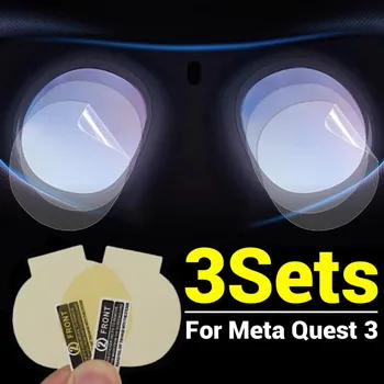 Näiteks Meta Quest 3 VR Peakomplekti Kiivri Objektiivi kaitsekiled Anti-scratch Täielik Katmine Pehme Kaamera Protector Kaas Meta Quest 3