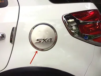 Näiteks Suzuki sx4 2007-2016 kvaliteetne roostevabast kütusepaagi kaas teenetemärgi paik anti-scratch kaitse auto tarvikud Q