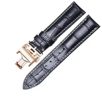 PCAVO Cowhide Nahast Watchbands jaoks Longines L2 L4 Master Collection Lipulaev Evidenza Rihm Watch Ansamblid Calfskin Käevõru