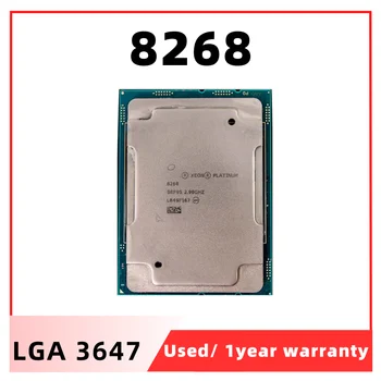 Platinum 8268 CPU Protsessor Versiooni 2.9 GHZ 24 Südamikud 48 Niidid 35.75 MB 205W LGA3647