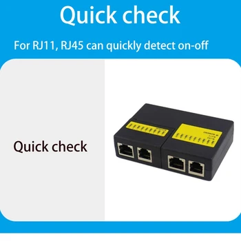 RJ45 võrgukaabli Tester Lan Telefon RJ45 RJ11 Line Varjestatud Võrgu Traadi Ethernet Remont Test P9JB