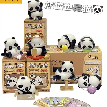 Rulli Panda Kawaii Panda On Ka Kass Seeria Fubao Xiangxiang Üllatus Pime Kast Panda Rulli Seeria Trendikas Mängida Joonis Kingitused