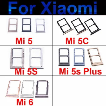 SIM-Kaardi hoidik Hoidik Xiaomi Mi 6 5 5C Mi 5S Pluss Sim-kaardi Lugeja, SD-Kaardi Pesa Pesa Adapterid mobiiltelefoni Varuosade Asendamine