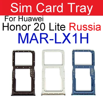 Sim-Kaardi Salve Pesa Pesa Huawei Honor 20 Lite MAR-LX1H Venemaa Versiooni SIM-Kaardi Hoidik Micro SD Adapter, Lugeja Asendamine