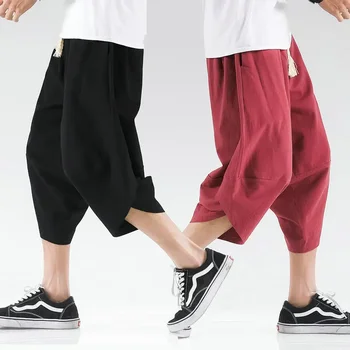 Streetwear Risti Püksid Meeste Harajuku Vabaaja Haaremi Püksid Mees Kottis Kõrge Kvaliteedi Jogger Sweatpants Naine, Suured Suvel M-5XL