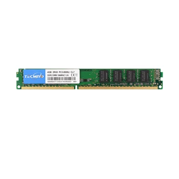 Tecmiyo Mälu 4GB 1066MHz PC3-8500U DDR3 2RX8 UDIMM Lauaarvuti RAM, 1,5 V Non-ECC Intel, AMD PC - Õhuke Roheline