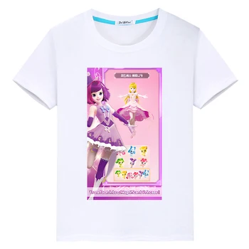 Tini Ping t-särk lastele poiss 10years Puuvillane Vabaaja Prindi Lühikesed Topid Anime Tees y2k ühes tükis tüdrukute riided Laste riided