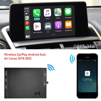 Traadita CarPlay Kast Lexus ES NX UX RX Android Auto Moodul Telefon Peegel Link Adapter GPS Navigatsiooni Kaart Update Video Player