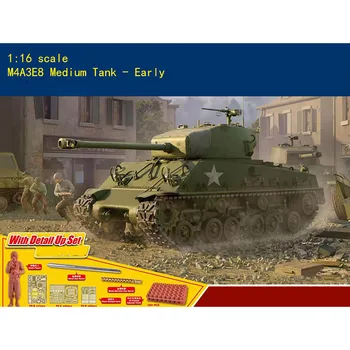 Trumpeter 61619 1/16 M4A3E8 Keskmise Tanki Alguses Plastikust Staatiline Tank Mudel Armor Komplekt Poistele Mänguasjad TH20462