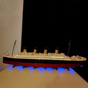 Tuled Titanic ehitusplokid Mudeli KES Ekraan Tellised Ühilduv 10294 (Ainult LED Tuled)