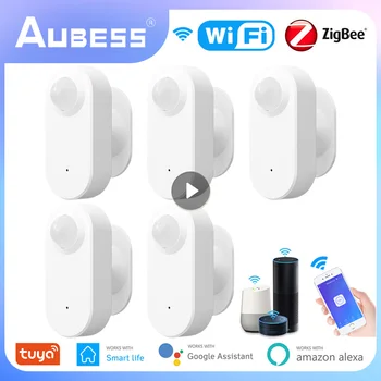 Tuya Zigbee/Wifi Inimeste Liikumise Kohaloleku Andur App puldiga PIR Avastamiseks Mõeldud Smart Home Decor valvesignalisatsiooni