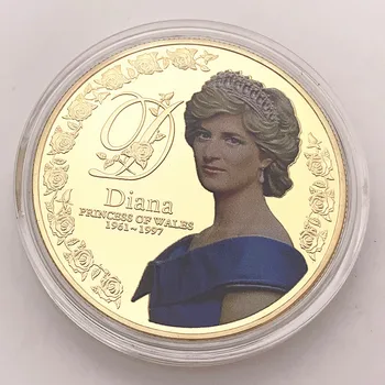 UK Printsess Diana kullatud Münt suurbritannia Kuulus naine Müntide Kollektsiooni Briti Diana Spencer