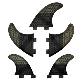 UPSURF FCS Uimed M+GL Viis Uimede Komplekt G5 Thruster+Twin Tagumised Uimed Kärgstruktuuri Kiudaineid Tulemuslikkuse Core Lainelaua Uimed Quilhas Surfata 5 Fin