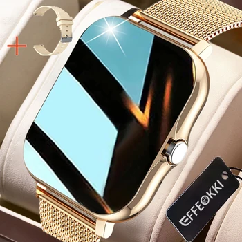 Uus Kuldne Smart Watch Meeste Vaba Shipping Fitness Südame Löögisageduse Veekindel Bluetooth Kõne Randme Vidinaid Smartwatch Meeste Naine