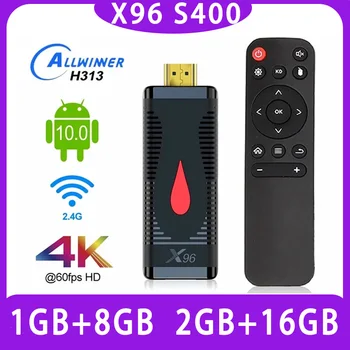 X96 S400 TV Stick Android 10.0 Allwinner H313 Mini Smart TV Dongle 2GB 16GB, 1GB 8GB 2.4 G Wifi 4K HD Media Player Set Top Box