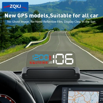 ZQKJ T900 HUD GPS Kõikidele Autodele Digitaalne Spidomeeter Plug and Play Auto Head Up Display Elektron Tarvikud Esiklaas Projektor