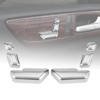 mõeldud Mercedes Benz C E GLK GL ML Auto Istme Reguleerimiseks Nupp Switch Cover Dekoratiivne Kleebis Sisekujundus Tarvikud