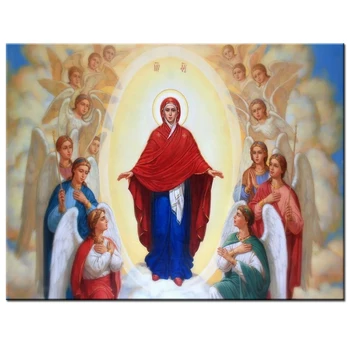 Õigeusu Veneration Õnnistatud Neitsi Maarja 5D Diy Diamond Maali Täis Ruut, Ring, Mosaiik-või ristpistes EmbroideryZP-4794